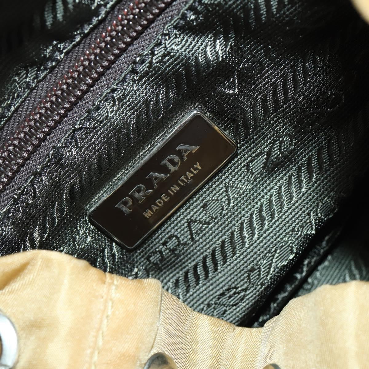 Prada Double Front Pocket Backpack Tessuto, BEIGE, NYLON, Backpack