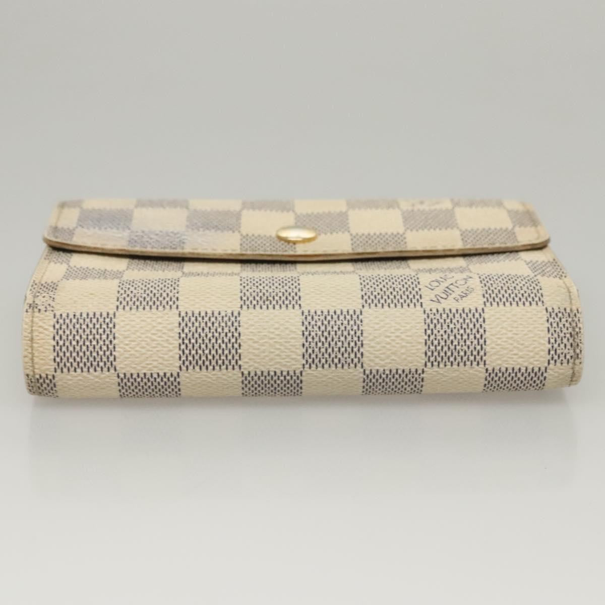 Louis Vuitton Alexandra Wallet Damier, WHITE, CANVAS, Wallets