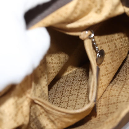 Gucci Vintage Bamboo Sling Backpack Nylon, BROWN, NYLON, Backpack