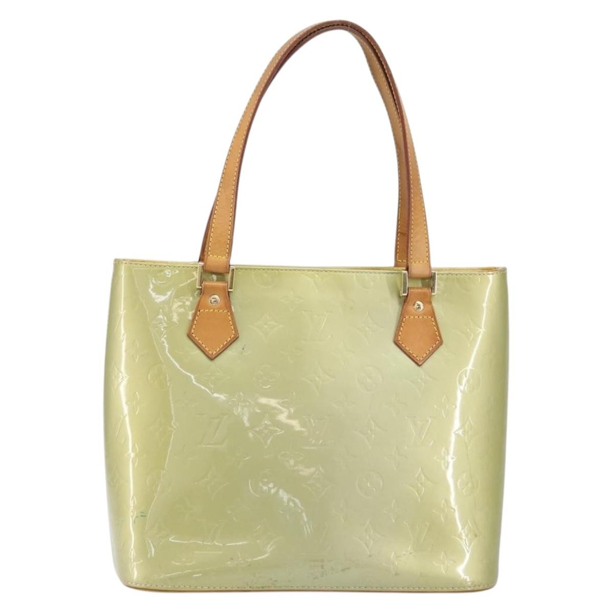 Louis Vuitton Houston Handbag Monogram Vernis, GRAY, PATENT_LEATHER, Handbag