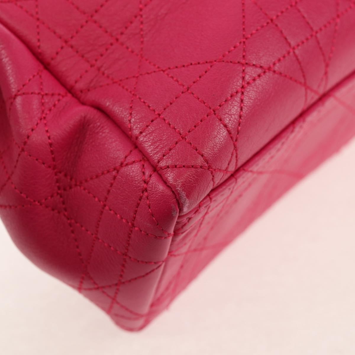 Christian Dior Long Chain Miss Dior Bag Cannage Quilt Lambskin, PINK, LEATHER, Shoulder bag