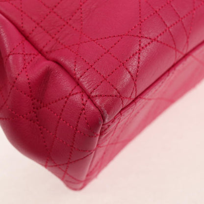 Christian Dior Long Chain Miss Dior Bag Cannage Quilt Lambskin, PINK, LEATHER, Shoulder bag