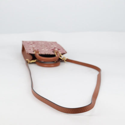 Louis Vuitton Petit Sac Plat Bag Limited Edition Since 1854 Monogram Jacquard, BROWN, CANVAS, Handbag