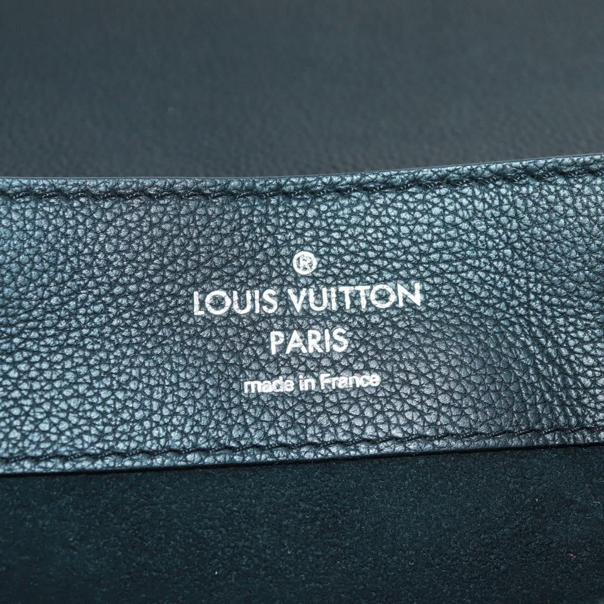 Louis Vuitton Lockme Backpack Leather, BLACK, LEATHER, Backpack