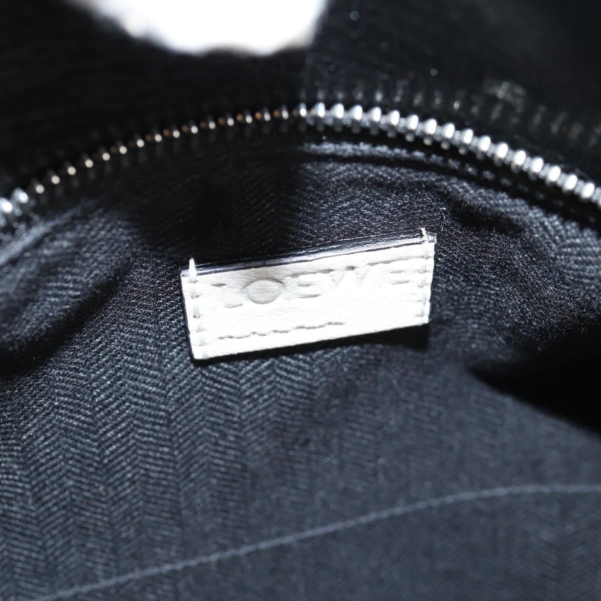 Loewe Puzzle Bag Leather, WHITE, LEATHER, Handbag