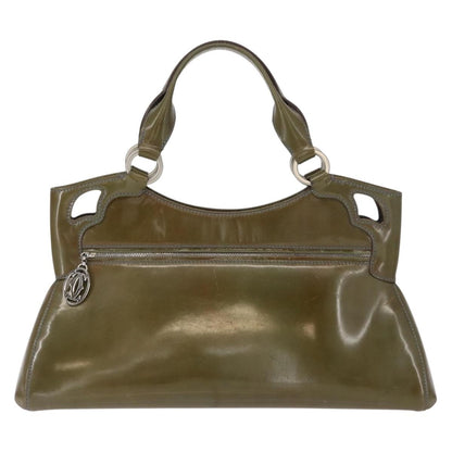 cartier Marcello Handbag Patent leather, KHAKI, PATENT_LEATHER, Handbag