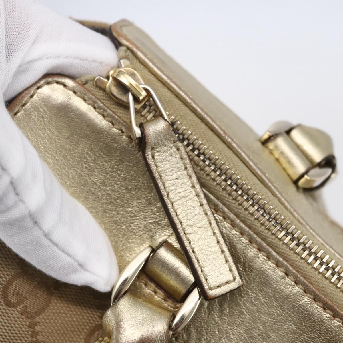 Gucci D-Ring Shoulder Bag GG Canvas, BEIGE, CANVAS, Tote bag