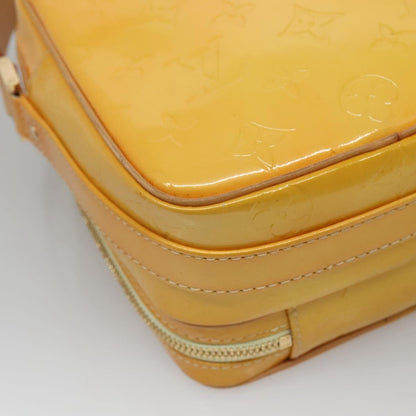 Louis Vuitton Wooster Handbag Monogram Vernis, YELLOW, PATENT_LEATHER, Handbag