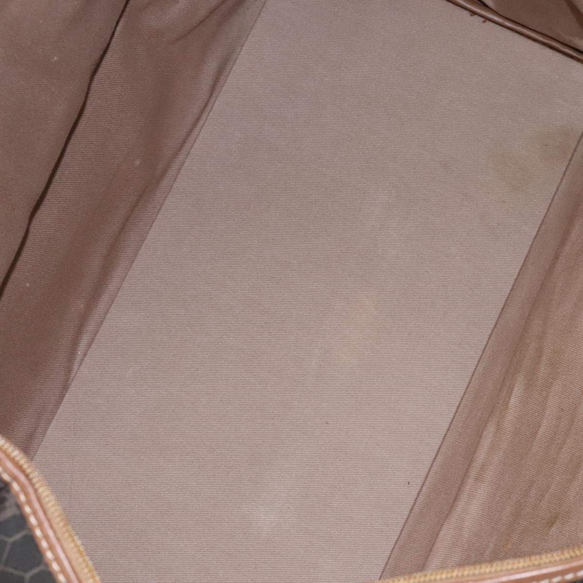 Christian Dior Vintage Honeycomb Boston bag Canvas and Leather, BLACK, CANVAS, Travel bag