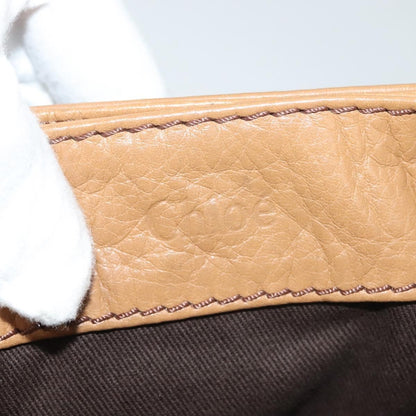 Chloe Paddington Lock Handbag Leather, BROWN, LEATHER, Handbag