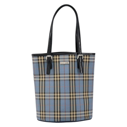 Burberry Blue Label Tote Bag Canvas, BLUE, CANVAS, Tote bag