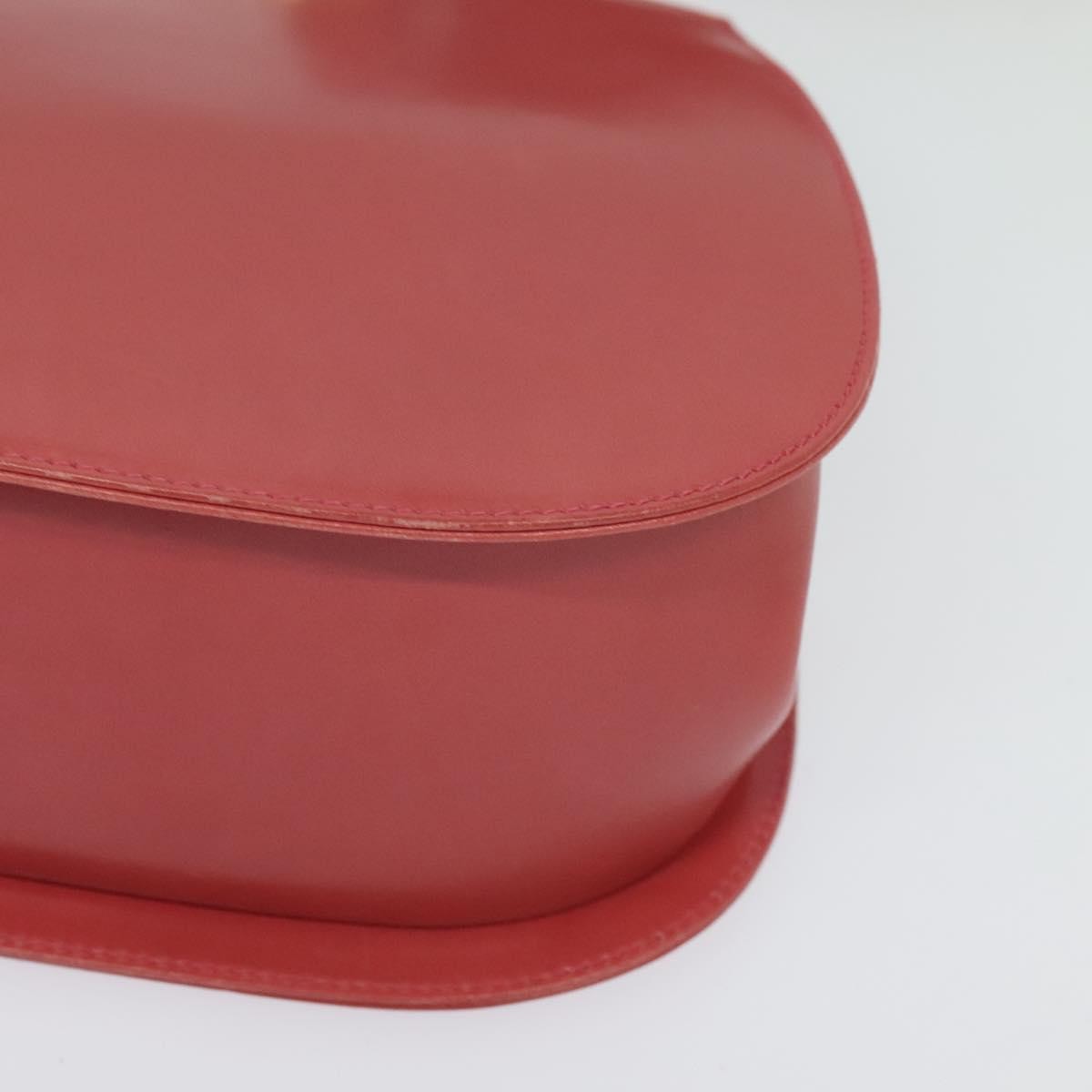 Salvatore Ferragamo Gancini Shoulder Bag Leather, PINK, LEATHER, Shoulder bag