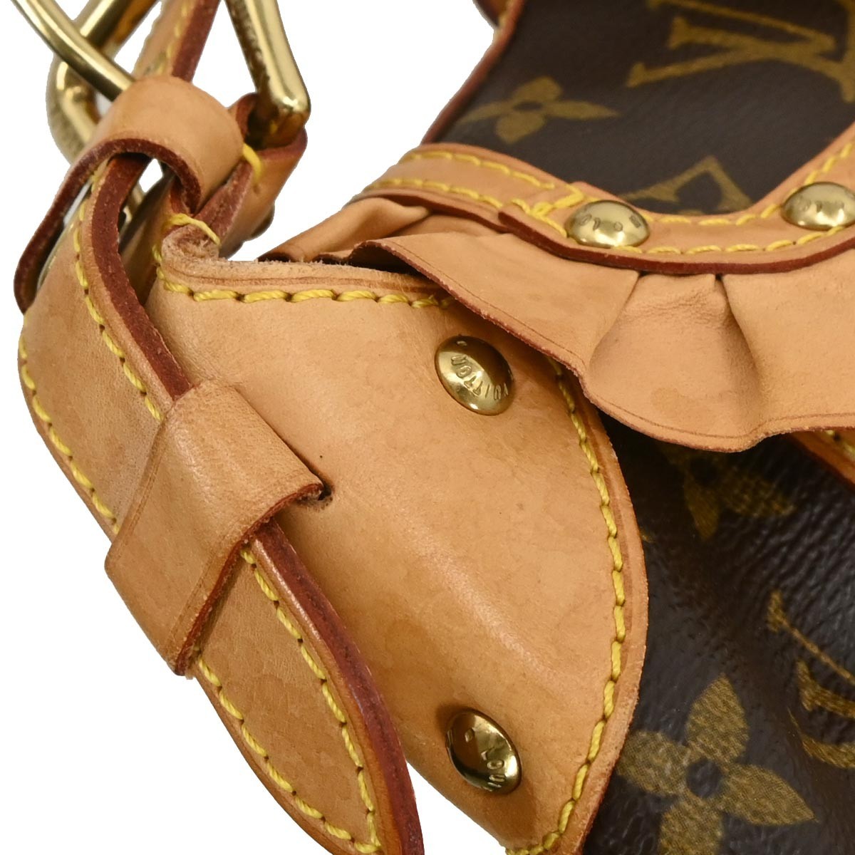 Louis Vuitton Leonor Handbag Monogram Canvas, BROWN, CANVAS, Handbag