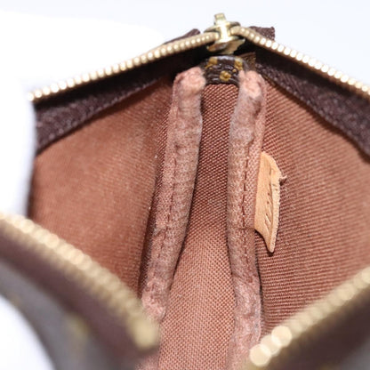 Louis Vuitton Mini pochette accessoires Canvas, BROWN, CANVAS, Clutche & pouche