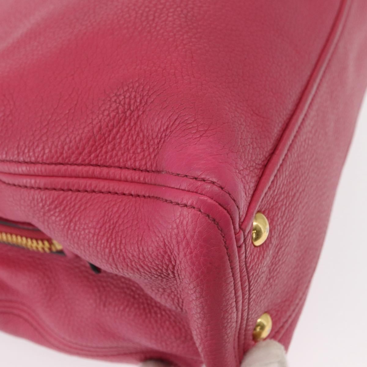 Miu Miu Phenix Convertible Tote Leather, PINK, LEATHER, Tote bag