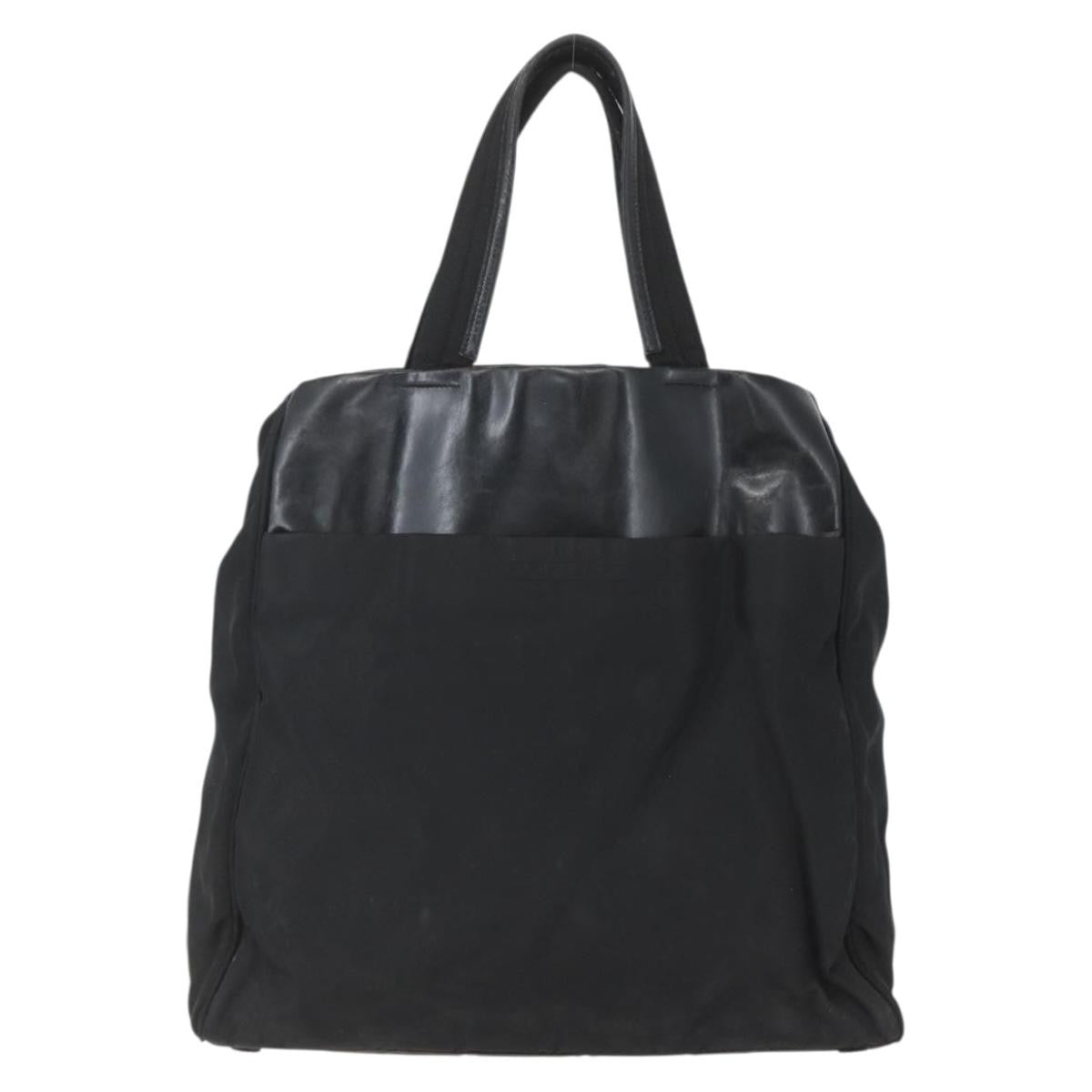 Prada Vintage Tote Tessuto, BLACK, NYLON, Tote bag