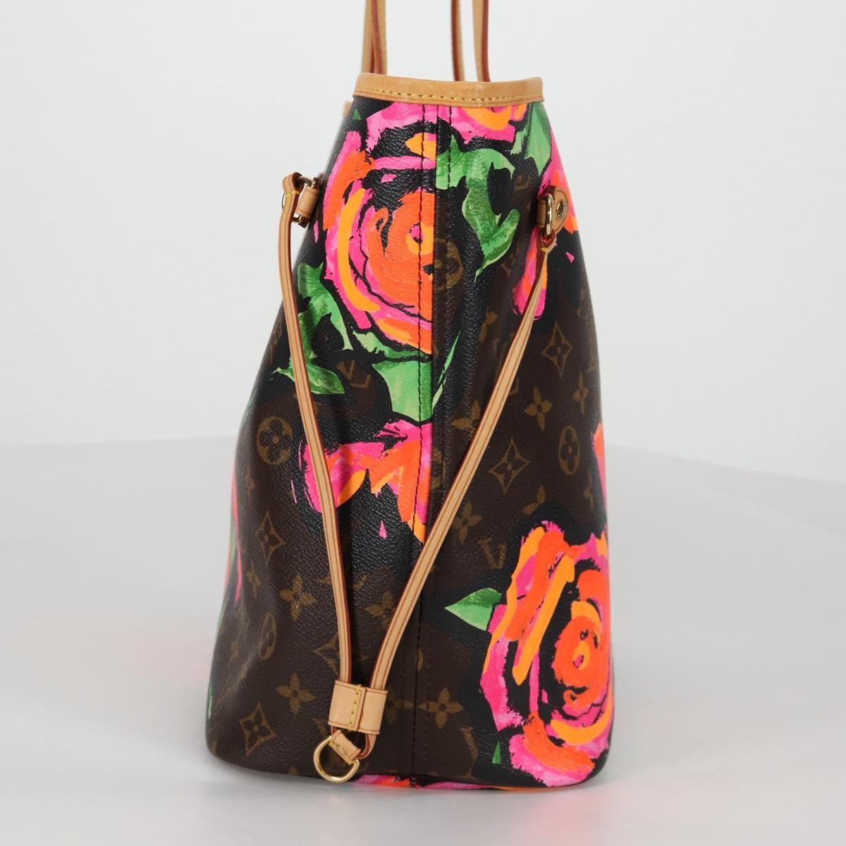 Louis Vuitton Neverfull Tote Limited Edition Monogram Roses, MULTICOLOUR, CANVAS, Tote bag