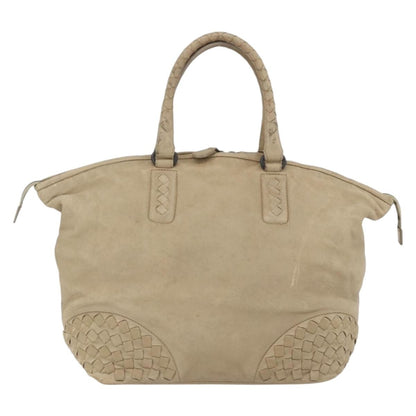 Bottega Veneta Intrecciato Handbag Leather, BEIGE, LEATHER, Handbag