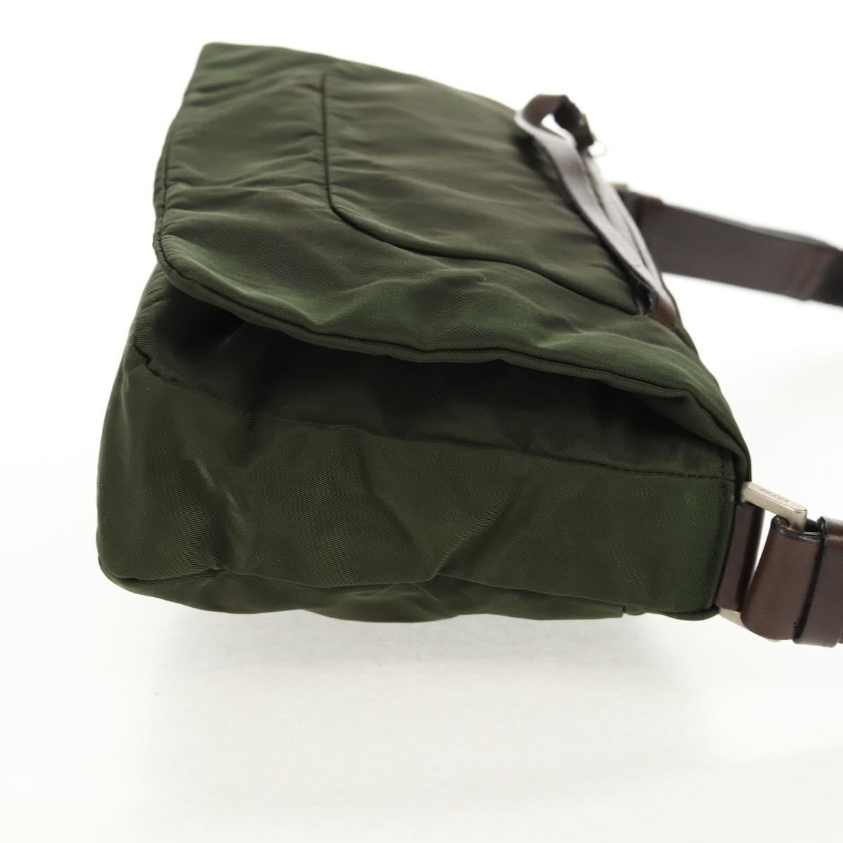 Prada Vintage Shoulder Bag Tessuto, KHAKI, NYLON, Shoulder bag