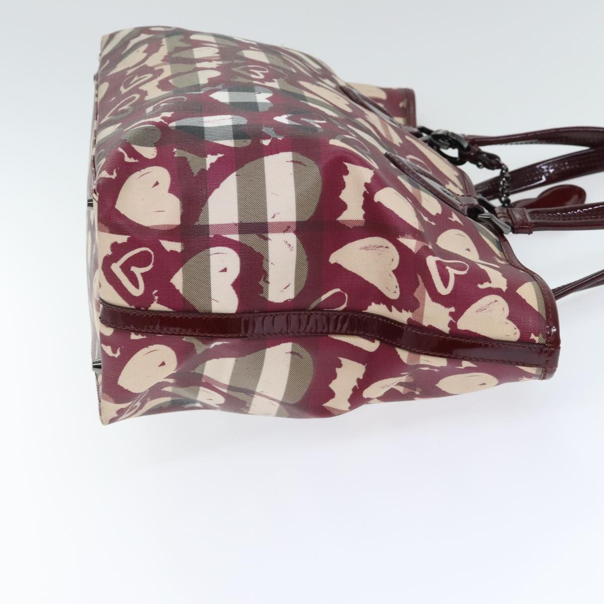 Burberry Open Tote Printed Canvas, BEIGE, CANVAS, Tote bag