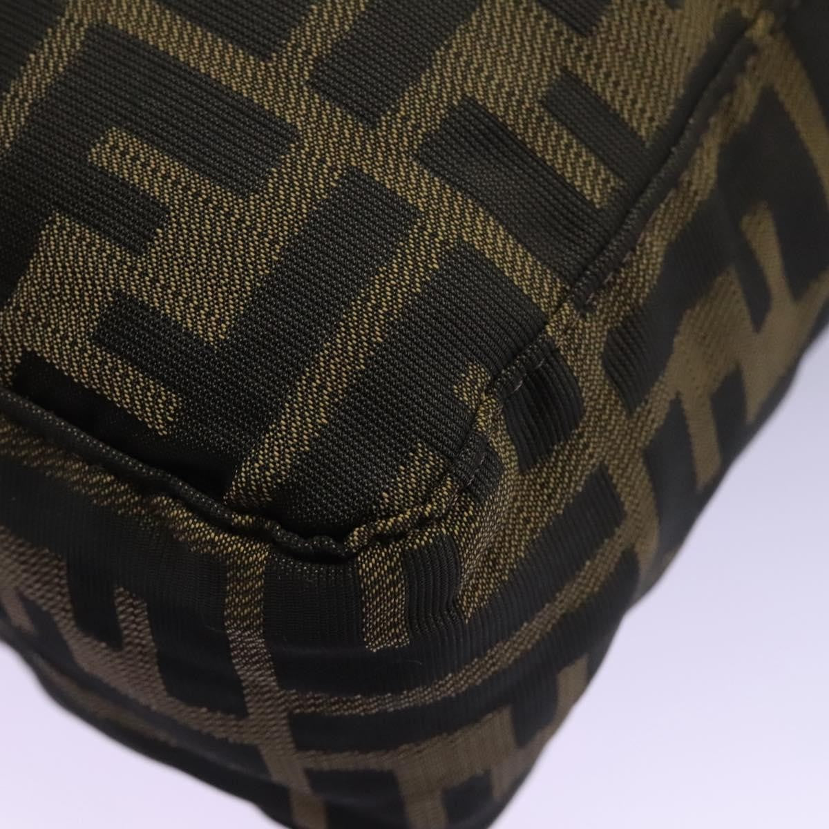 Fendi Open Shopping Tote Zucca Canvas, KHAKI, CANVAS, Tote bag