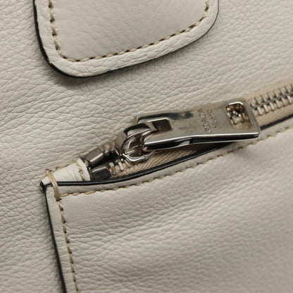 Prada Front Pocket Wing Convertible Tote Vitello Daino, WHITE, LEATHER, Tote bag