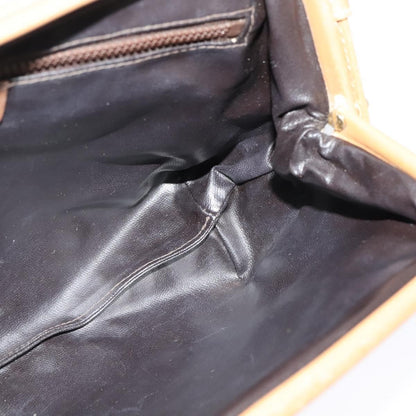 Celine Macadam Shoulder Bag PVC Leather, BEIGE, PVC, Shoulder bag