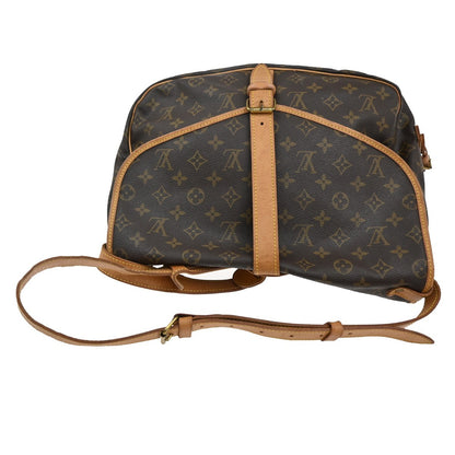Louis Vuitton Saumur Handbag Monogram Canvas, BROWN, CANVAS, Shoulder bag