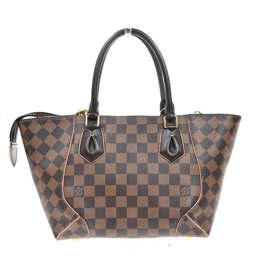 Louis Vuitton Caissa Tote Damier, BROWN, CANVAS, Handbag