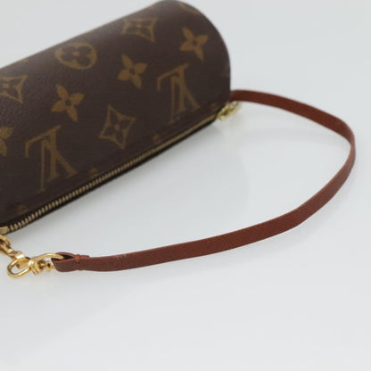 Louis Vuitton Papillon Pochette Monogram Canvas, BROWN, CANVAS, Handbag