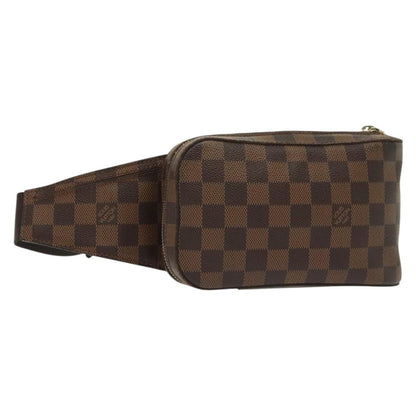 Louis Vuitton Geronimos Waist Bag Damier, BROWN, CANVAS, Shoulder bag
