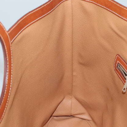 Celine Vintage Macadam Tote bag Canvas and Leather, BROWN, CANVAS, Tote bag