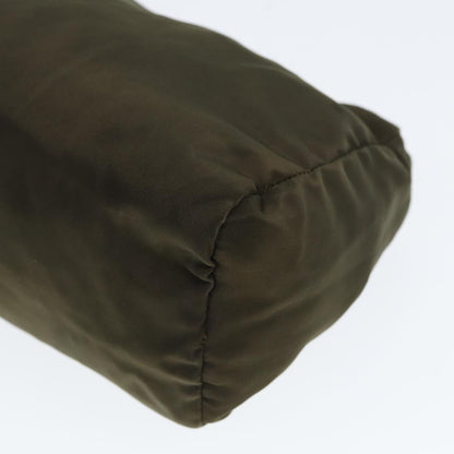Prada Zip Around Pouch Tessuto, KHAKI, NYLON, Clutche & pouche