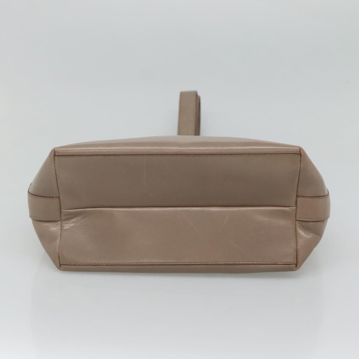 Celine Shoulder Bag Leather, BROWN, LEATHER, Shoulder bag