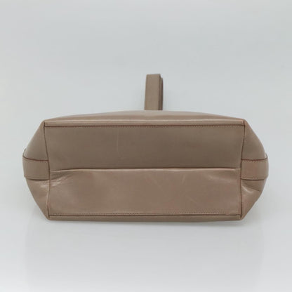 Celine Shoulder Bag Leather, BROWN, LEATHER, Shoulder bag