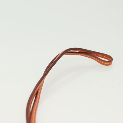 Hermes Paddock Selle Bag Charm Leather, BROWN, LEATHER, Charms and Keychains