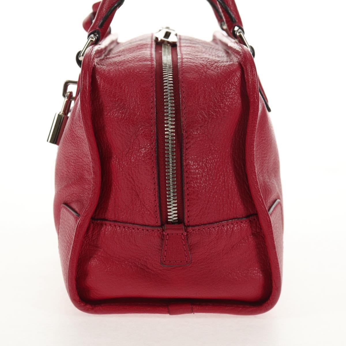 Loewe Amazona Bag Leather, RED, LEATHER, Handbag
