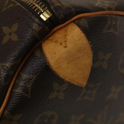 Louis Vuitton Keepall Bag Monogram Canvas, BROWN, CANVAS, Travel bag