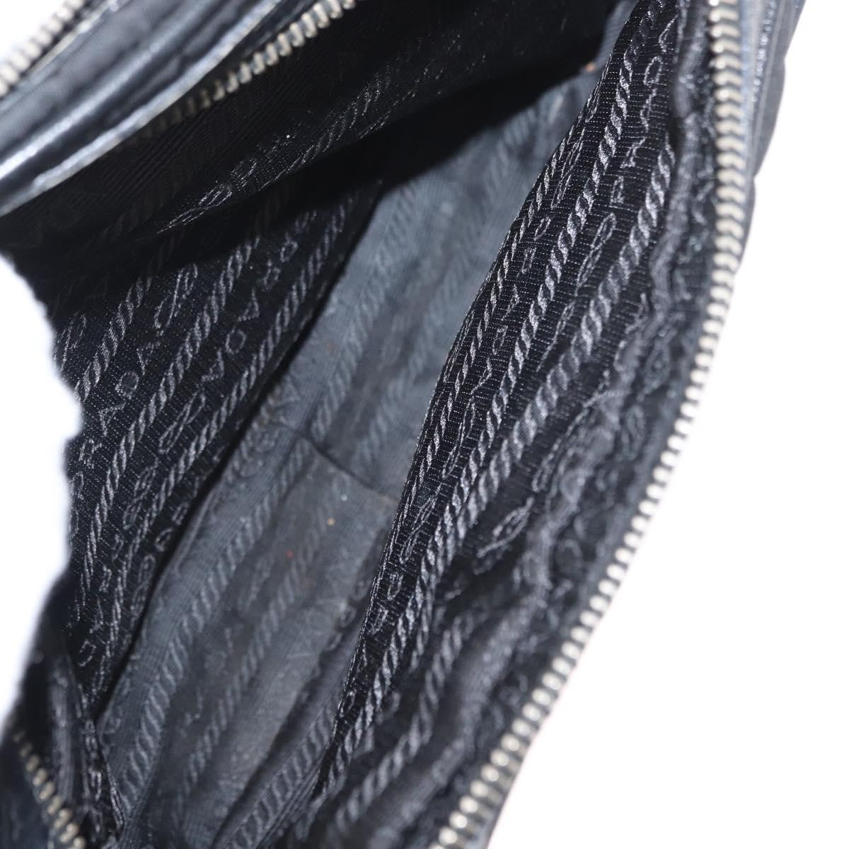 Prada Vintage Shoulder Bag Tessuto, BLACK, NYLON, Shoulder bag