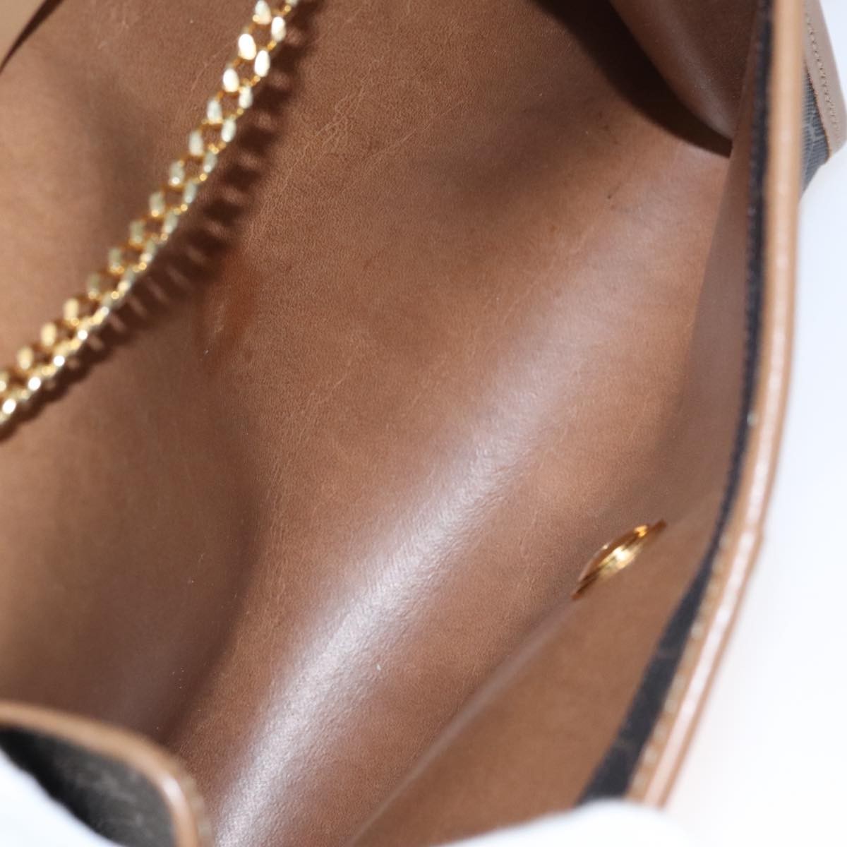 Christian Dior Vintage Honeycomb chain Canvas, BLACK, CANVAS, Shoulder bag