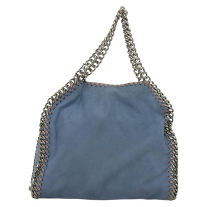 Stella McCartney Falabella Fold Over Crossbody Bag Suede, BLUE, SUEDE, Crossbody bag