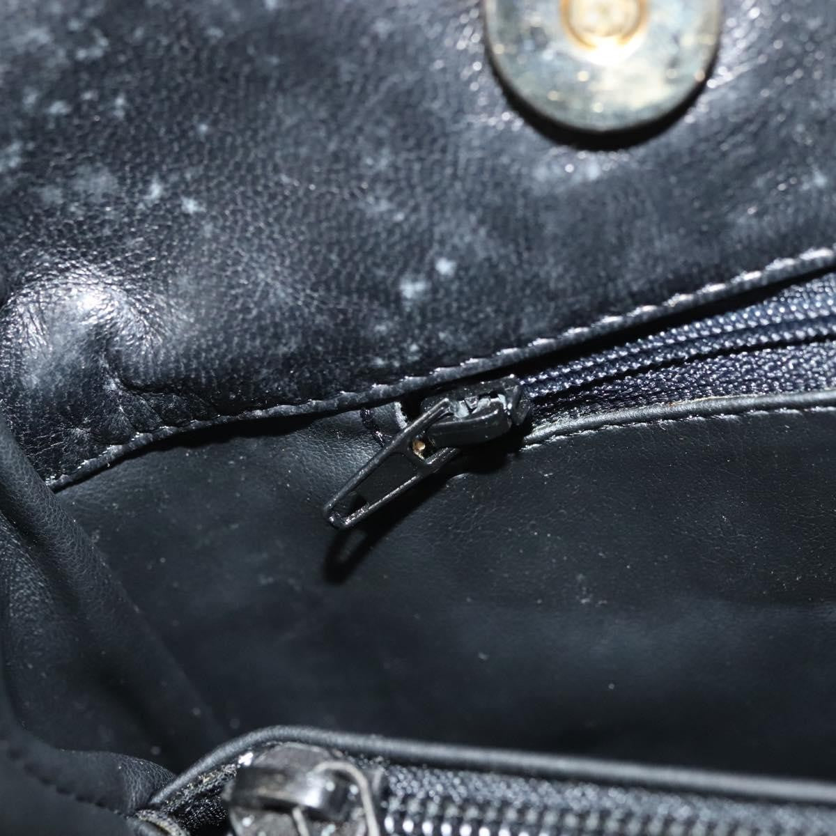 Bally Vintage Tote Bag Quilted Leather, BLACK, LEATHER, Tote bag