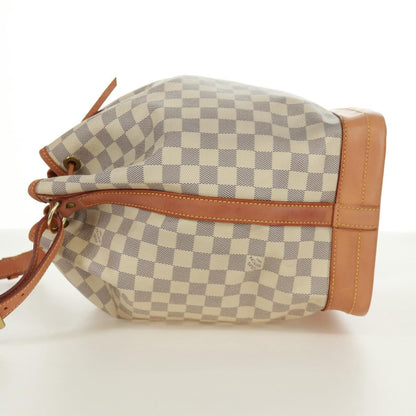 Louis Vuitton Noe Handbag Damier, Beige, Canvas, Shoulder Bag