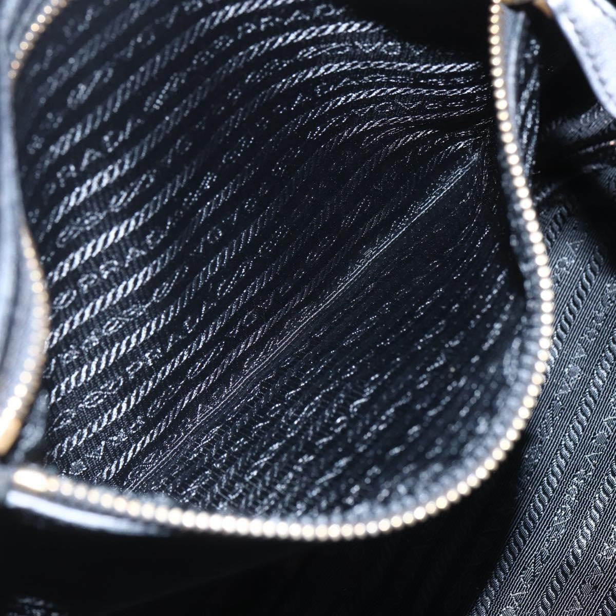 Prada Vintage Handbag Leather, BLACK, LEATHER, Handbag