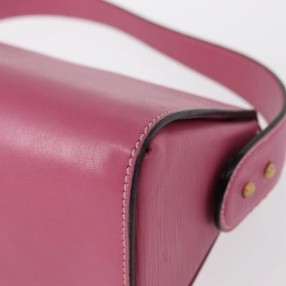 Fendi Vintage Top Handle Bag Leather, PINK, LEATHER, Handbag