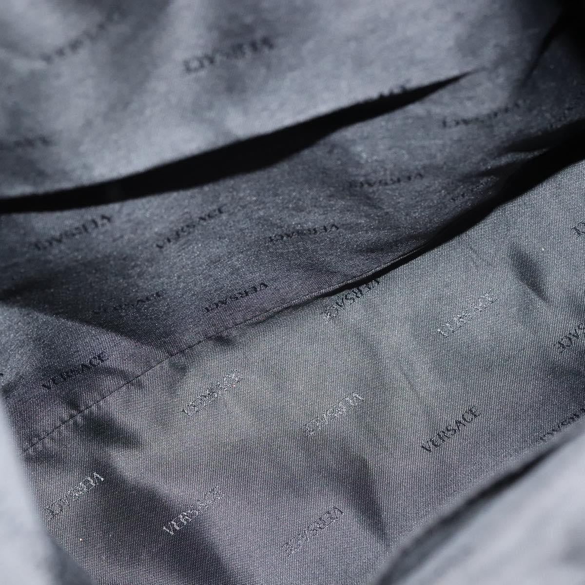 Versace Medusa Tote Leather, BLACK, LEATHER, Tote bag