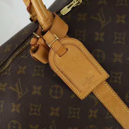 Louis Vuitton Keepall Bag Monogram Canvas, BROWN, CANVAS, Travel bag