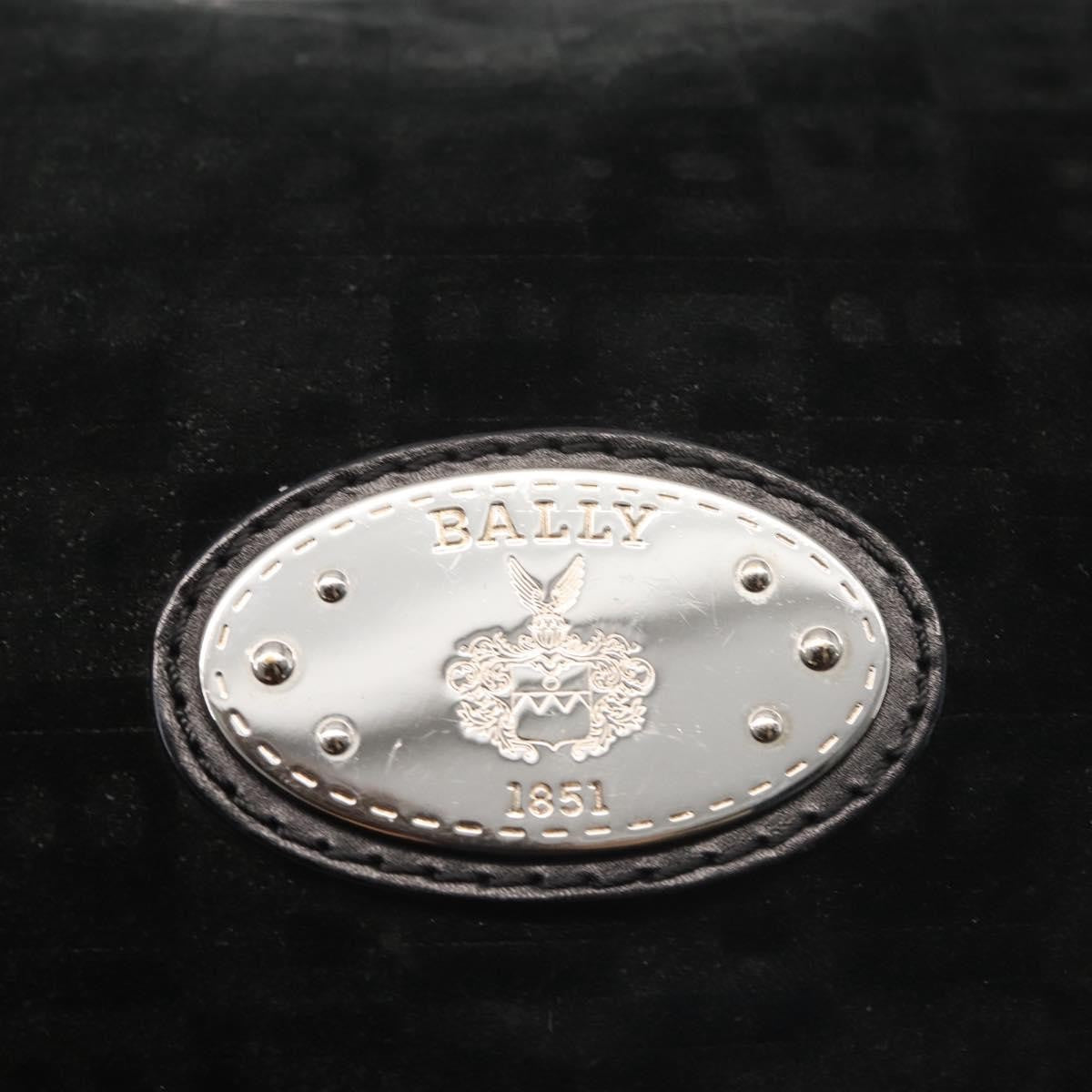 Bally Vintage Shoulder Bag Suede, BLACK, SUEDE, Shoulder bag