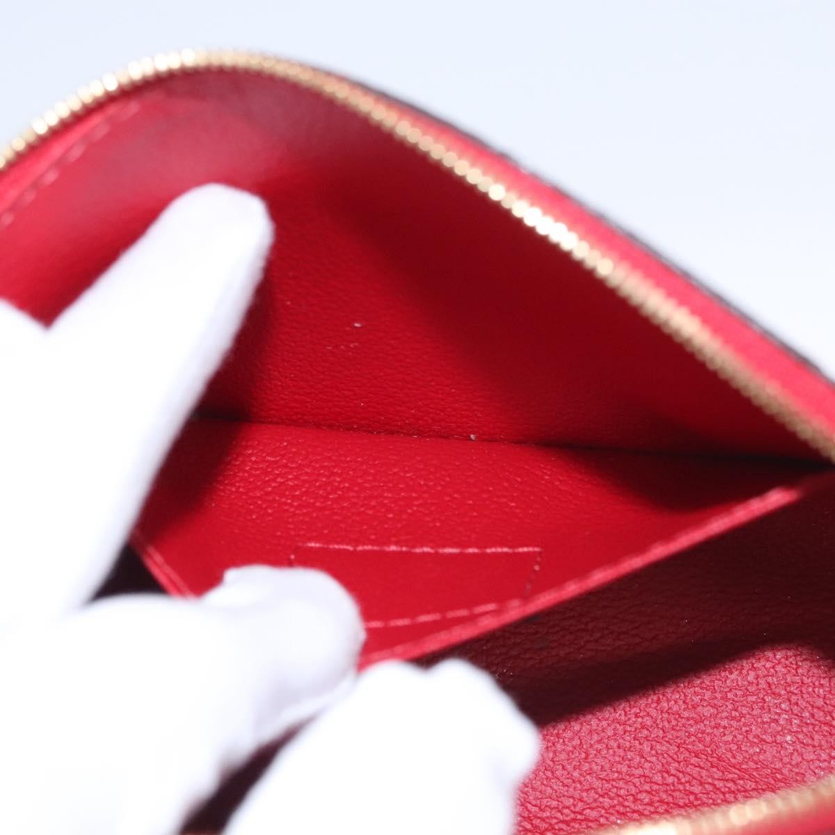 Louis Vuitton Cosmetic Pouch Monogram Empreinte Leather, RED, LEATHER, Toiletry Case