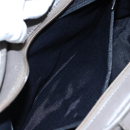 Salvatore Ferragamo Gancini Shoulder Bag Canvas, GRAY, CANVAS, Shoulder bag